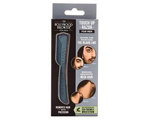 Hollywood Browzer Men's Touch Up Razor - Maintain Beard Line - Remove Neck Hair - Slate Grey