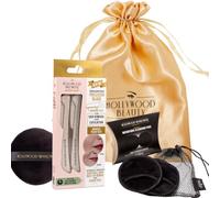 Hollywood Browzer Ultimate Glow Duo Kit - Dermaplaning Microplaner Razor + Deluxe Makeup Puff + Cleansing Pads