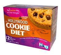 Hollywood Diet, The Hollywood Cookie Diet, Chocolate Chip, 12 Meal Replacement Cookies