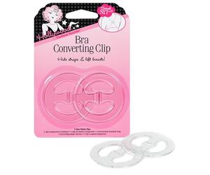 Hollywood Fashion Secrets - Bra Converting Clips - Women - 2 Count - Instantly Conceals Straps and Lifts Bust - Perfect for Racerback Tops and Sleeveless Styles