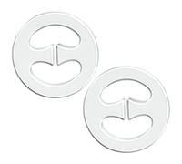 Hollywood Fashion Secrets HFS Bra Converting Clips, Clear, 2 Count (Pack of 2)