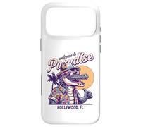 Hollywood Florida Paradise Alligator Retro Style Design Case for iPhone 17 Pro Max
