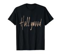 Hollywood Florida Vintage Elegant Design Value Graphic T-Shirt, Men, Black, XL