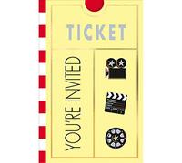 Hollywood G&G Lights! Camera! Action! Folded Invitations (8 pk) - Glitz & Glam
