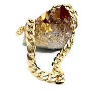 Hollywood Group Gold Chain Necklace 9.3MM Miami Link w/Real Solid Clasp 24K USA Made Patented