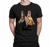 Hollywood Hulk Hogan Entrance Cotton Short Sleeve T-Shirt Black XL
