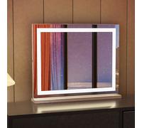 Hollywood Led Strip Mirror 58x46cm FENCHILIN White One Size