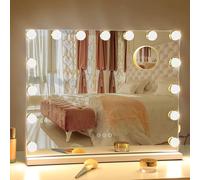 Hollywood Mirror 15 Dimmable 3 Colors Led Bulbs Usb Charging Port Hollywood Vanity Mirror 58X48Cm In White White One Size