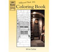 Hollywood Movie Sets Coloring Book Series: Wine Cellar