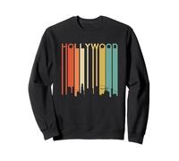 Hollywood Retro Los Angeles California Vintage Sunset West Sweatshirt