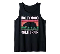 Hollywood Retro Los Angeles California Vintage Sunset West Tank Top