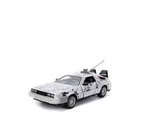 Jada BACK TO THE FUTURE TIME MACHINE R1 1:24 scale model vehicle to collect, play and display, suitable for gift, party favors, Christmas and birthdays