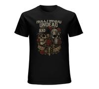 Hollywood Undead Men's Cotton Fashion Performance Basic Short Sleeve t-Shirt Size XXL Black