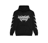 Hollywood Undead - Metal Logo - Hoodie - black - L - 80% Cotton, 20% Polyester L