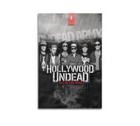 Hollywood UndeadFamous Film and Television Figures Pop Music Figures Poster Decoration Canvas Art Decoration Print Signature Photo Living Room Home Decoration12x18inch(30x45cm) Unframe-style-32