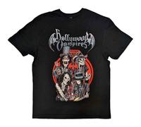 Hollywood Vampires Caricatures Official Tee T-Shirt Mens Unisex (X-Large) Black