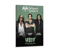 Hollywood Vampires Print Album Cover Signed Limited Poster,Music Cover Posters,Pop Hip Hop Rap Singer Star Music Poster Aesthetic Canvas Wall Art for Girl And Boy Teens Dorm Decor 08x12inch(20x30cm) F