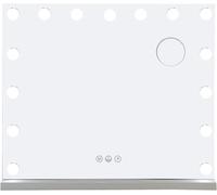 Hollywood Vanity Mirror with 15 LED Bulbs, 60 x 52cm Large Cosmetic Makeup Mirror, USB & Type-C Charging Port, 10X Magnifying Smart Touch 3 Color Mode Alivio White One Size