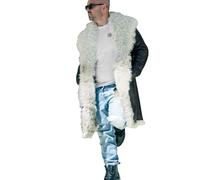 Hollywood Vintage Jacket XANDER CAGE Inspired Sheepskin Coat, brown, XXL