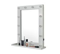 Hollywood White LED Bulb Vanity Make-Up Table Mirror