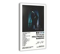 Hollywood's Bleeding Poster - Post Malone Poster Canvas Poster Bedroom Decor Sports Landscape Office Room Decor Gift Frame-style 08x12inch(20x30cm)