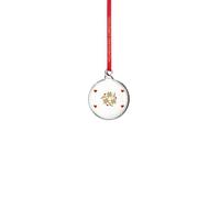 Holmegaard Ann-Sofi Romme Christmas Bauble Glass, Clear, 7.5 cm