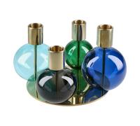 Holmegaard - Bubble Candle Holder - Blue