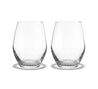 Holmegaard Cabernet Lines water glass 25 cl 2-pack Clear