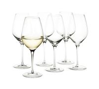 Holmegaard Cabernet white wine glass 36 cl 6 pack Clear