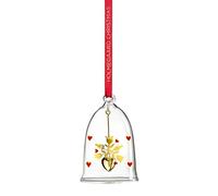 Holmegaard Christmas Bell Ann-Sofi Romme Decoration Classic Clear Heart