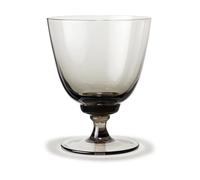 Holmegaard Flow glass on base 35 cl Smoke