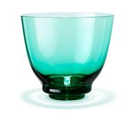 Holmegaard Flow water glass 35 merald green
