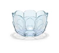 Holmegaard Lily candle holder Ø7 cm Blue iris