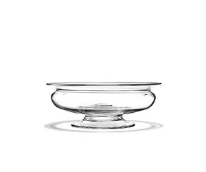 Holmegaard Old English Mouth-Blown Glass Flower Bowl Diameter 25 cm Clear