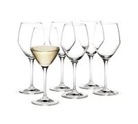 Holmegaard Perfection white wine glass 32 cl 6 pack Clear