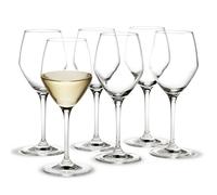 Holmegaard Perfection white wine glass 32 cl 6 pack Clear