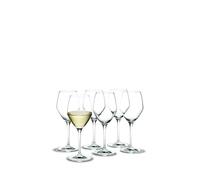 Holmegaard Perfection White Wine Glass Clear 6 Pcs H 7.9 in Dia 3.1 in 10.8 oz