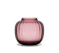 Holmegaard Primula vase Ø 14.5 cm plum (red)