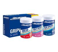 Holmenkol 3 x loipe grip 3x45 Gr Wax Multicolor