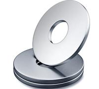 HOLMOL M5 Stainless Steel 304 Penny Washers, 120PCS M5 x 15mm Flat Washers for Screws and Bolts