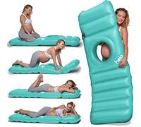 HOLO The Original Inflatable Pregnancy Pillow - Full Body Maternity Airbed with Hole for Tummy - For Ultimate Sleeping Support & Comfort - Say Goodbye to Pregnancy Related Aches and Pains (Mint)