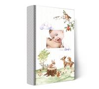 Holoary Baby Photo Album 4” x 6” 300 Photos, Newborn Baby Keepsake Gifts for Baby Boy/Girl and New Parents, Woodland Animals Design Baby Photo Albums