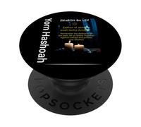 Holocaust Rembr Memorial Day, Yom HaShoah, Zikaron ba lev PopSockets Adhesive PopGrip