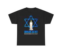 Holocaust Remembrance Day T Shirt, Never Forget The Holocaust, Heroes Remembered Tee, Never Again Unisex T Shirts for Adults and Kids Black