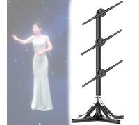 Hologram Advertising Display Fan Projector, Splicing Units with App and WiFi, Computer Control, Vertical Rotating Hologram Projection Equipment