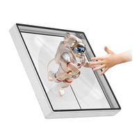 Hologram Fan,3D Hologram Fan Projector Advertising Display, 3D Hologram Projector Multiple Media Formats App Control for Shops, Bars,45Cm