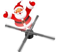 Hologram Fan, 3D Hologram Projector Advertising Display Fan Wall-mounted Player 3D Naked Eye 2K HD LED Photo Video Fan With 722pcs LED,for Businesses, Parties, Etc