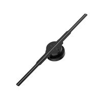 Hologram Fan, 42cm 3D Holographic Fan Wifi Custom Icons Remote LOGO DIY Video LED Neon Lights Rotating Display AD 3D Holographic Projector,for Businesses, Parties, Etc