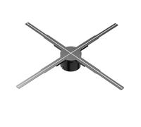 Hologram Fan, 62CM 3D Holographic Projection Fan Led Advertising Display Holographic Light Remote Control Player Support 3D Image,for Businesses, Parties, Etc