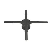 Hologram Fan Display, 100-240V 56cm 3D Hologram Fan Projector Timing Function for Store UK Plug
